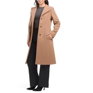 ICONS BY CINZIA ROCCA Camel Made In Italy Wool Long Coat